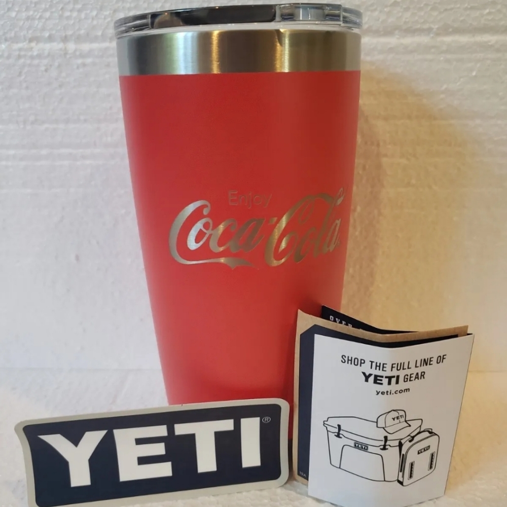 YETI RAMBLER® 20 OZ TUMBLER WITH MAGSLIDER™ LID COCA COLA COKE